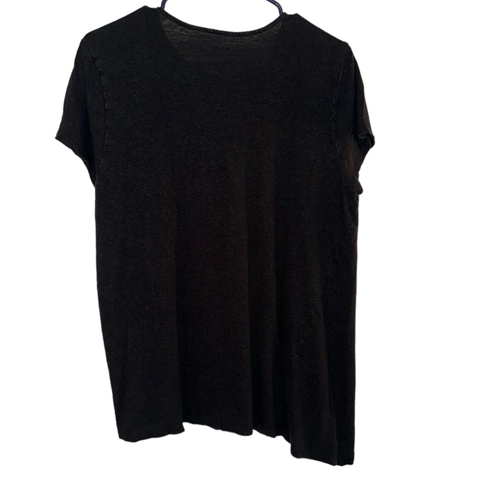 Women’s J.Jill—Pure Jill—Black PJ Seamed Asymmetric Tee. Size X-Large. - Picture 6 of 12